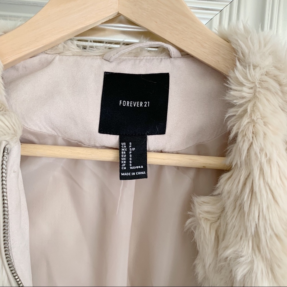 Forever 21 faux fur coat - S - Picture 2 of 7
